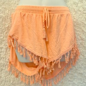 VICTORIA SECRET peach lounge shorts size small